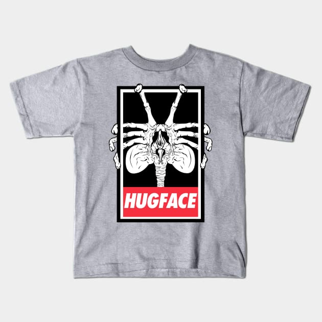 HUGFACE Kids T-Shirt by Samtronika